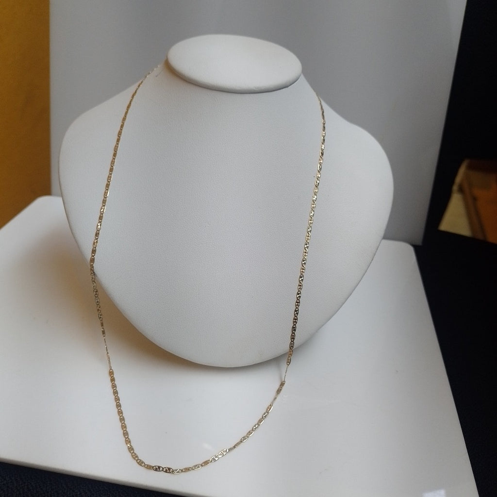 CADENA ORO, ORO COMBINADO 14 K 2.9 GRMS (SEMINUEVO)