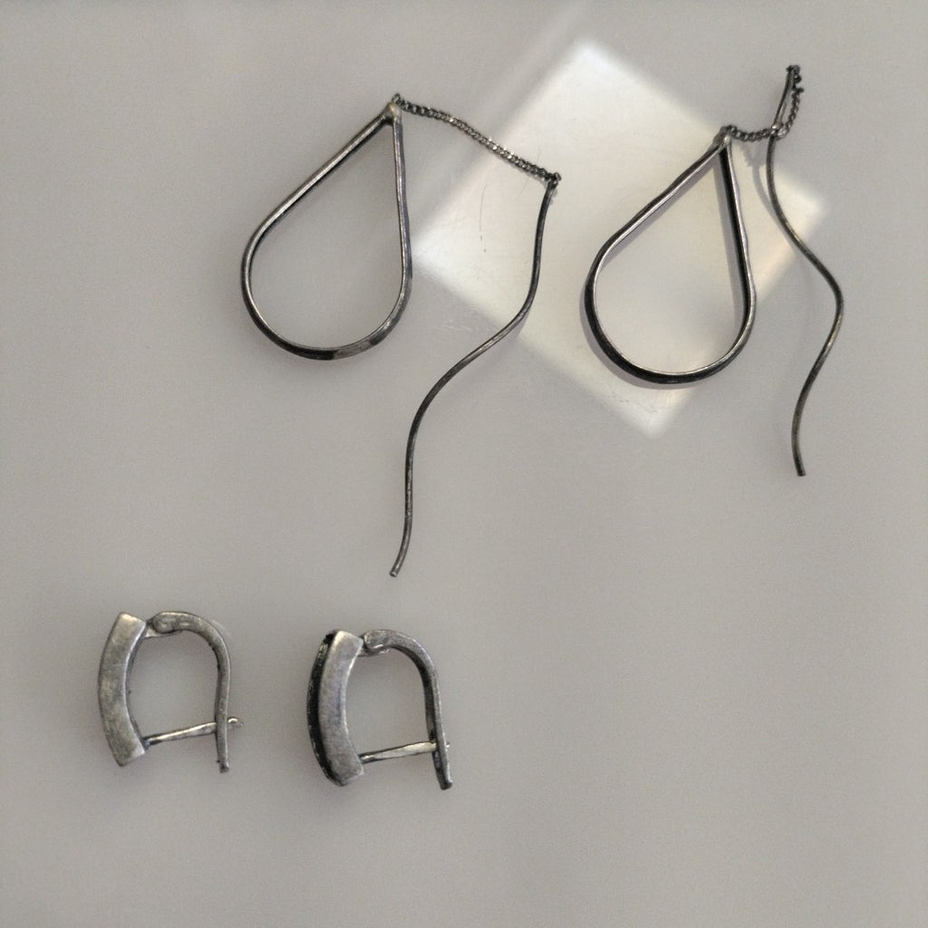 ARETES PAR PLATA 7,60 GRMS (SEMINUEVO)
