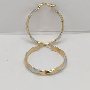 ARRACADAS PAR ORO COMBINADO 10 K 2,80 GRMS (SEMINUEVO)