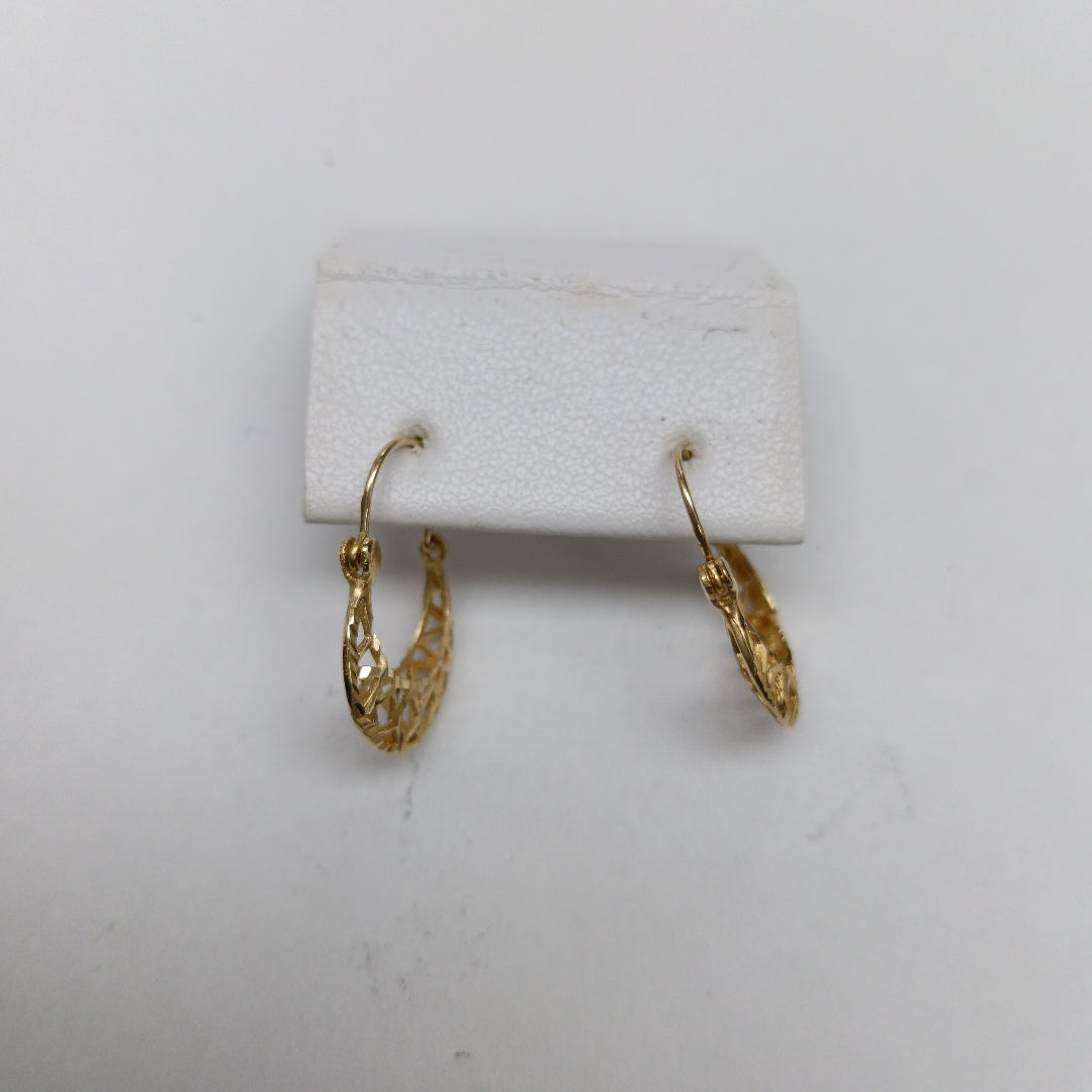 ARRACADAS PAR ORO 14 K 1.3 GRMS (SEMINUEVO)