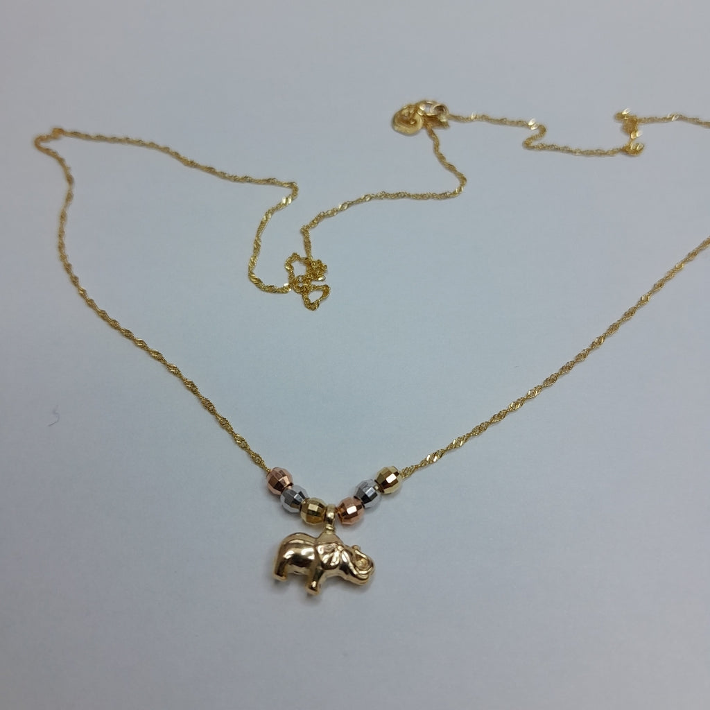 DIJE, GARGANTILLA ORO 14 K 1.5 GRMS (SEMINUEVO)