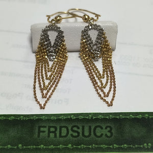ARETES PAR ORO 14 K 2,50 GRMS (SEMINUEVO)