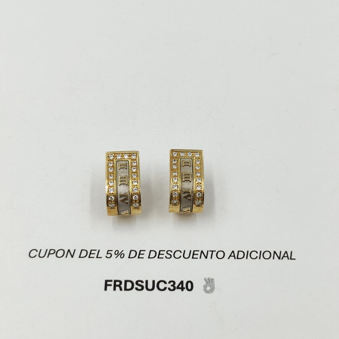 ARETES PAR ORO 14 K 8,90 GRMS (SEMINUEVO)