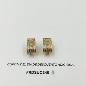 ARETES PAR ORO 14 K 8,90 GRMS (SEMINUEVO)