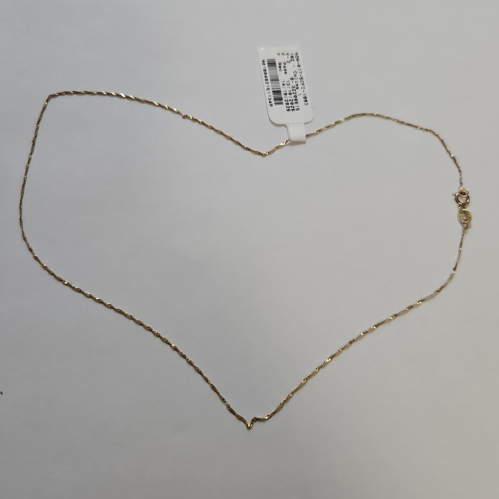 CADENA ORO 10 K 0.6 GRMS (SEMINUEVO)
