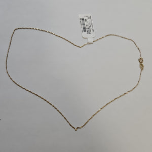 CADENA ORO 10 K 0.6 GRMS (SEMINUEVO)