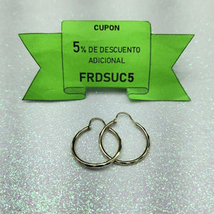 ARRACADAS PAR ORO 14 K 2 GRMS (SEMINUEVO)