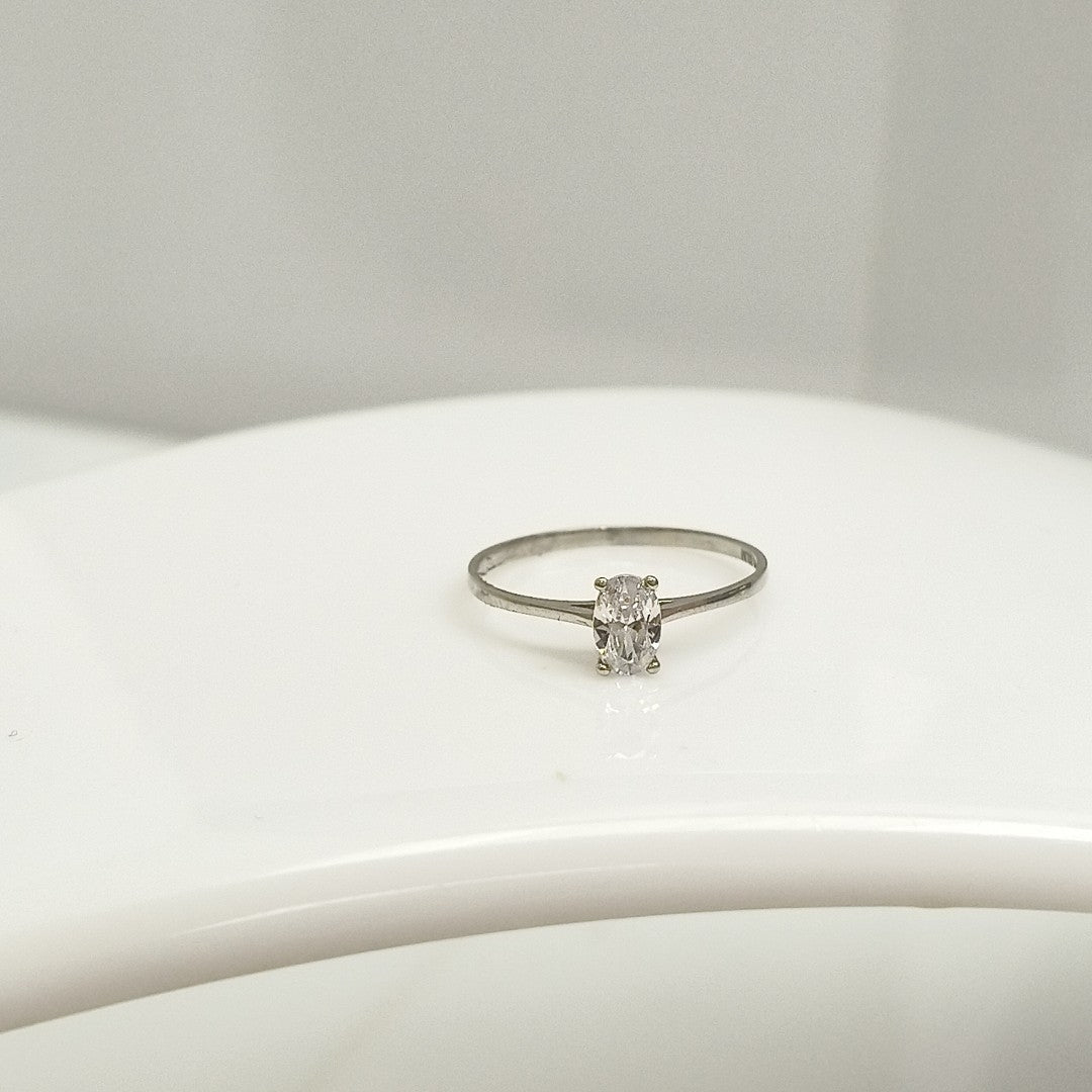 SOLITARIO ORO BLANCO 14 K 0,90 GRMS (SEMINUEVO)