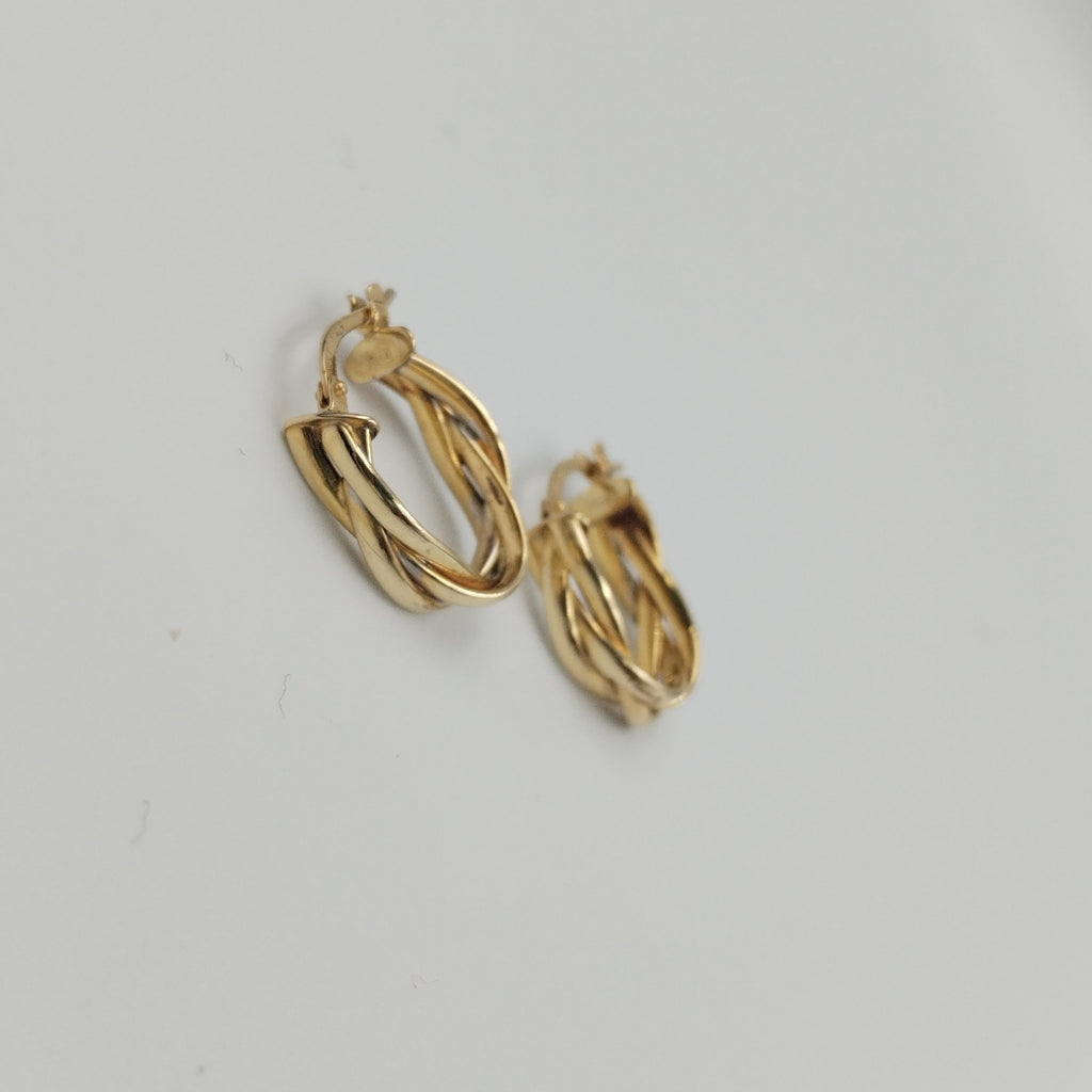 ARRACADAS PAR ORO 14 K 2 GRMS (SEMINUEVO)