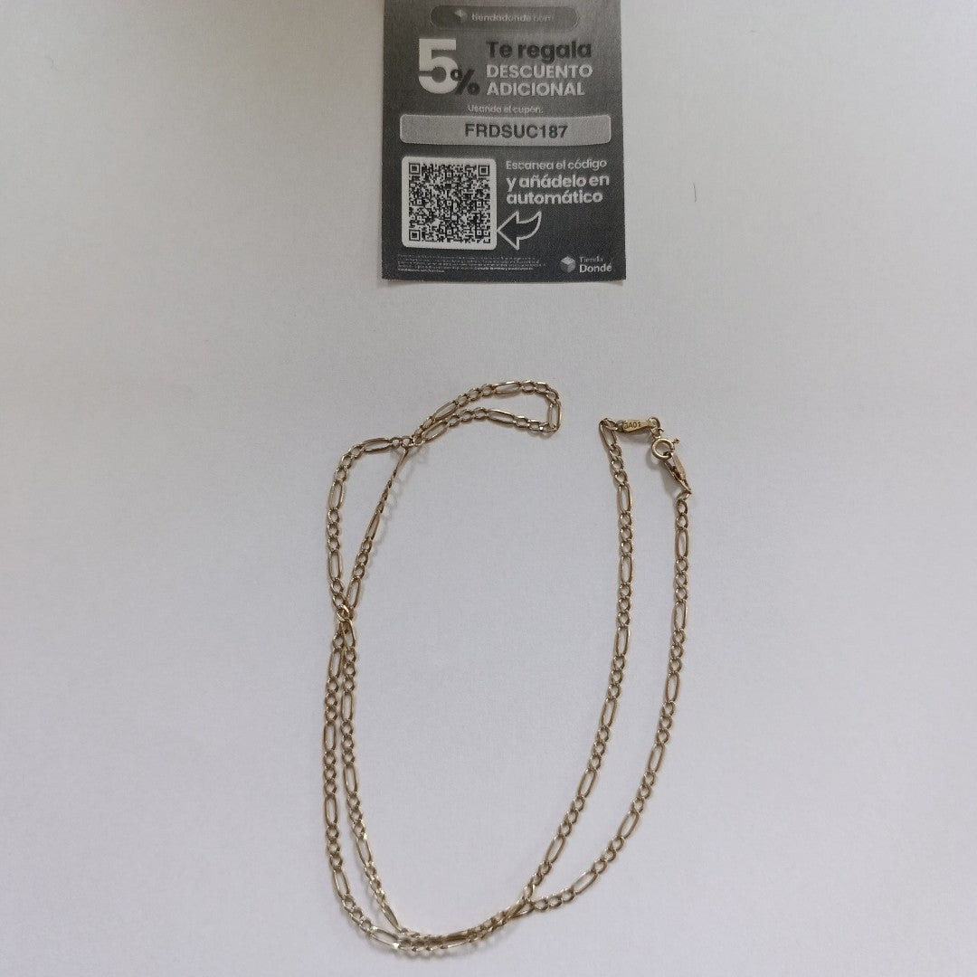 CADENA ORO 10 K 3.3 GRMS (SEMINUEVO)
