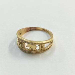 ANILLO ORO 14 K 3.5 GRMS (SEMINUEVO)
