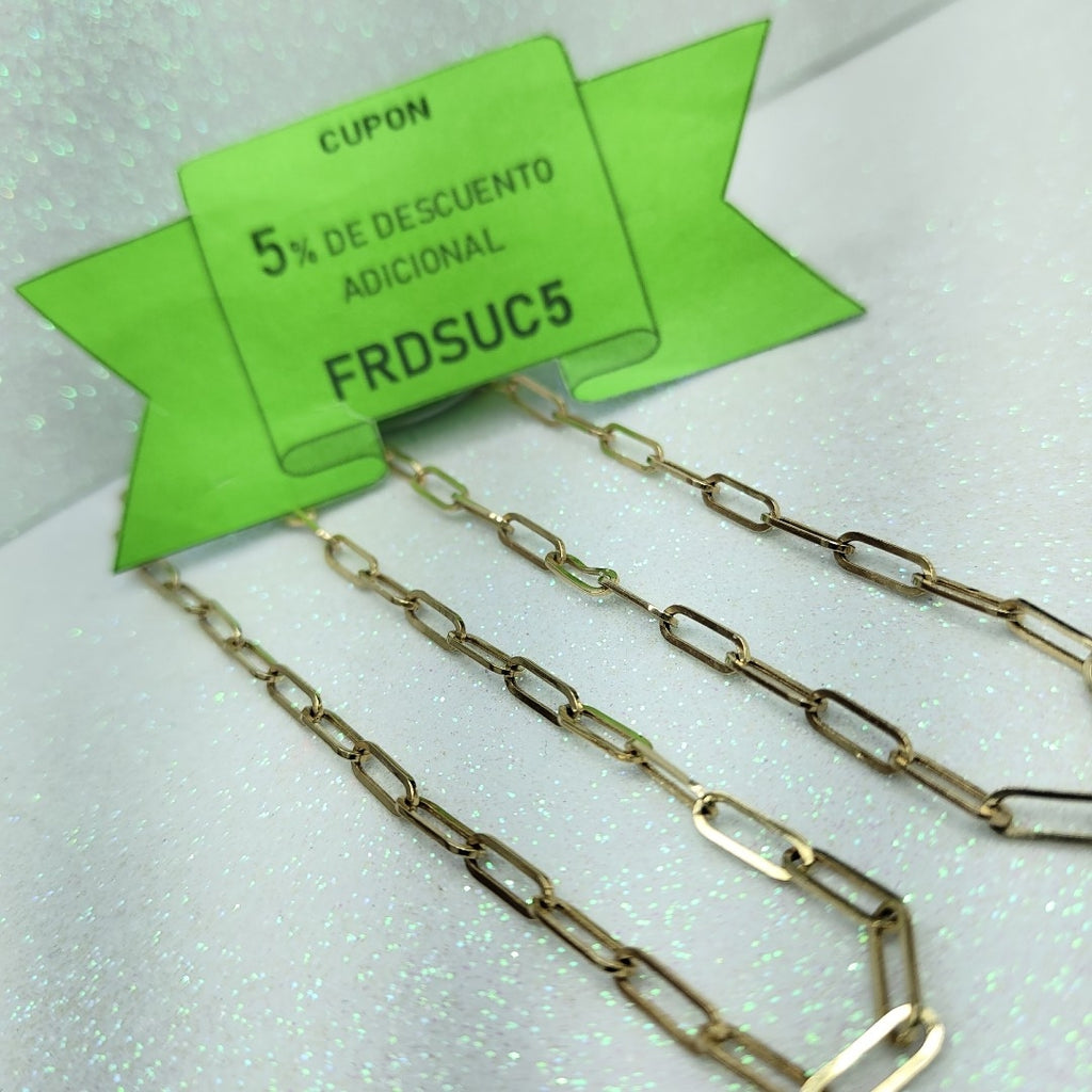 CADENA ORO 14 K 3.6 GRMS (SEMINUEVO)