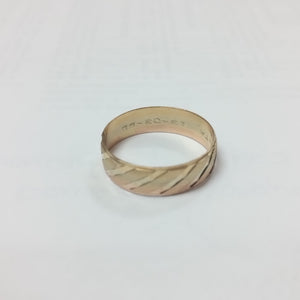 ARGOLLA ORO COMBINADO 14 K 2.9 GRMS (SEMINUEVO)