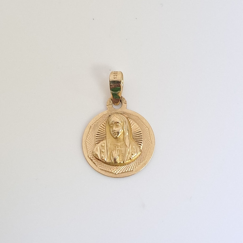 MEDALLA RELIGIOSA ORO 10 K 1,20 GRMS (SEMINUEVO)