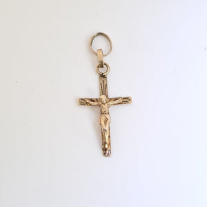 CRUCIFIJO ORO 10 K 1.1 GRMS (SEMINUEVO)