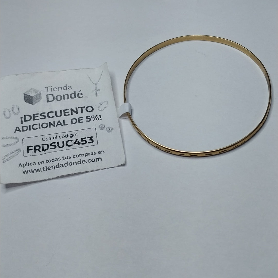 PULSERA RIGIDA ORO 14 K 5,00 GRMS (SEMINUEVO)