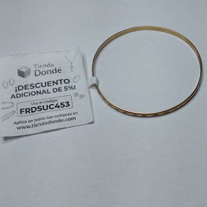 PULSERA RIGIDA ORO 14 K 5,00 GRMS (SEMINUEVO)