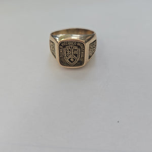 ANILLO DE GRADUACIÓN ORO 14 K 10.3 GRMS (SEMINUEVO)