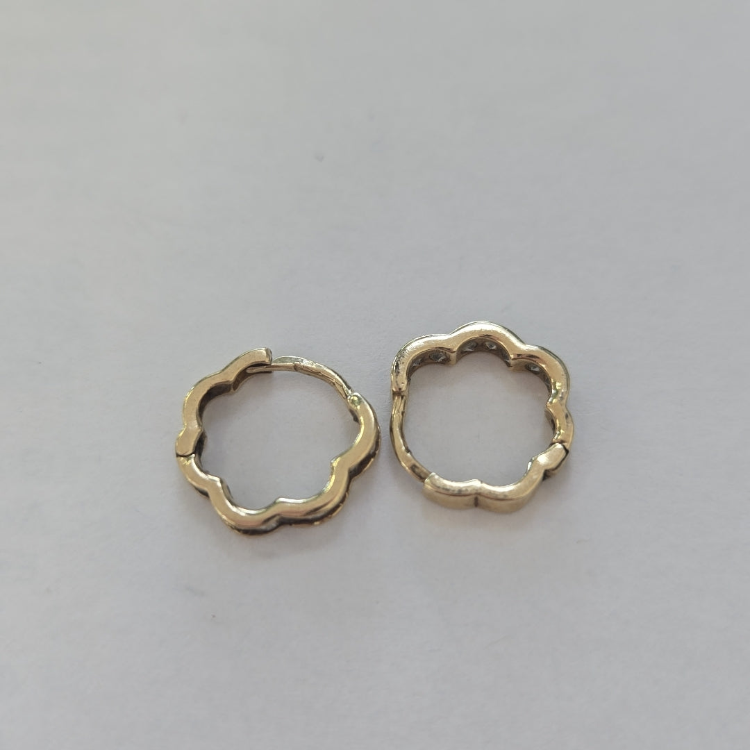 ARETES PAR ORO 10 K 1,30 GRMS (SEMINUEVO)