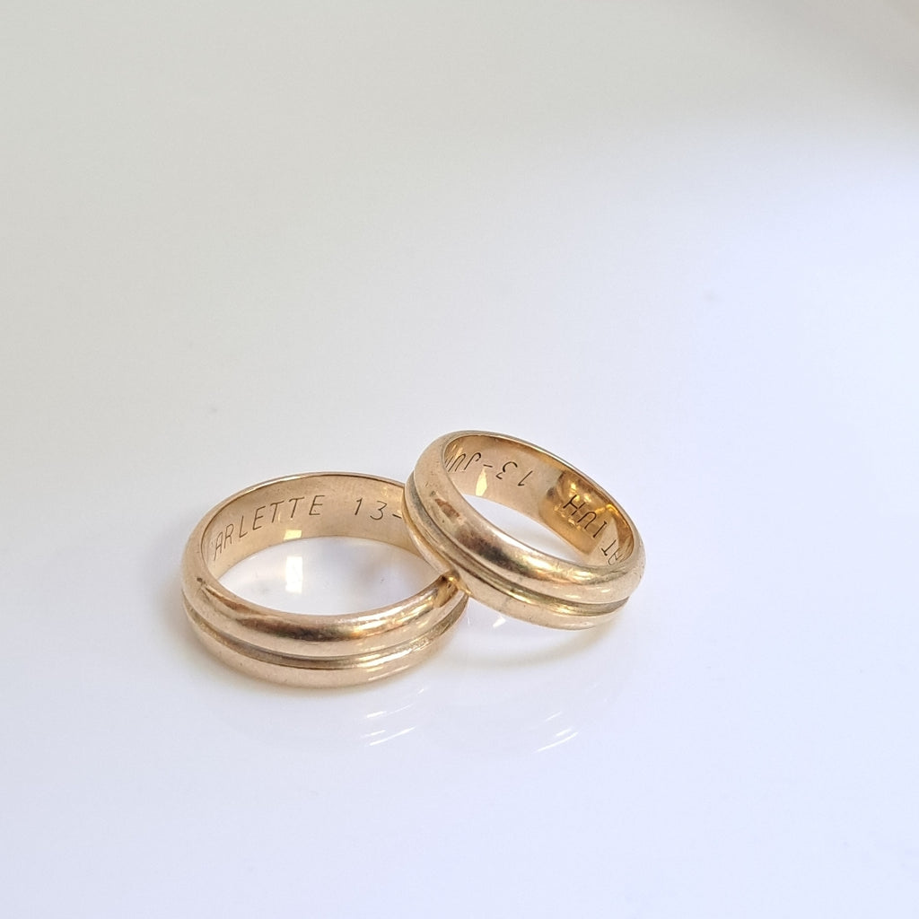 ARGOLLA ORO 14 K 12.2 GRMS (SEMINUEVO)