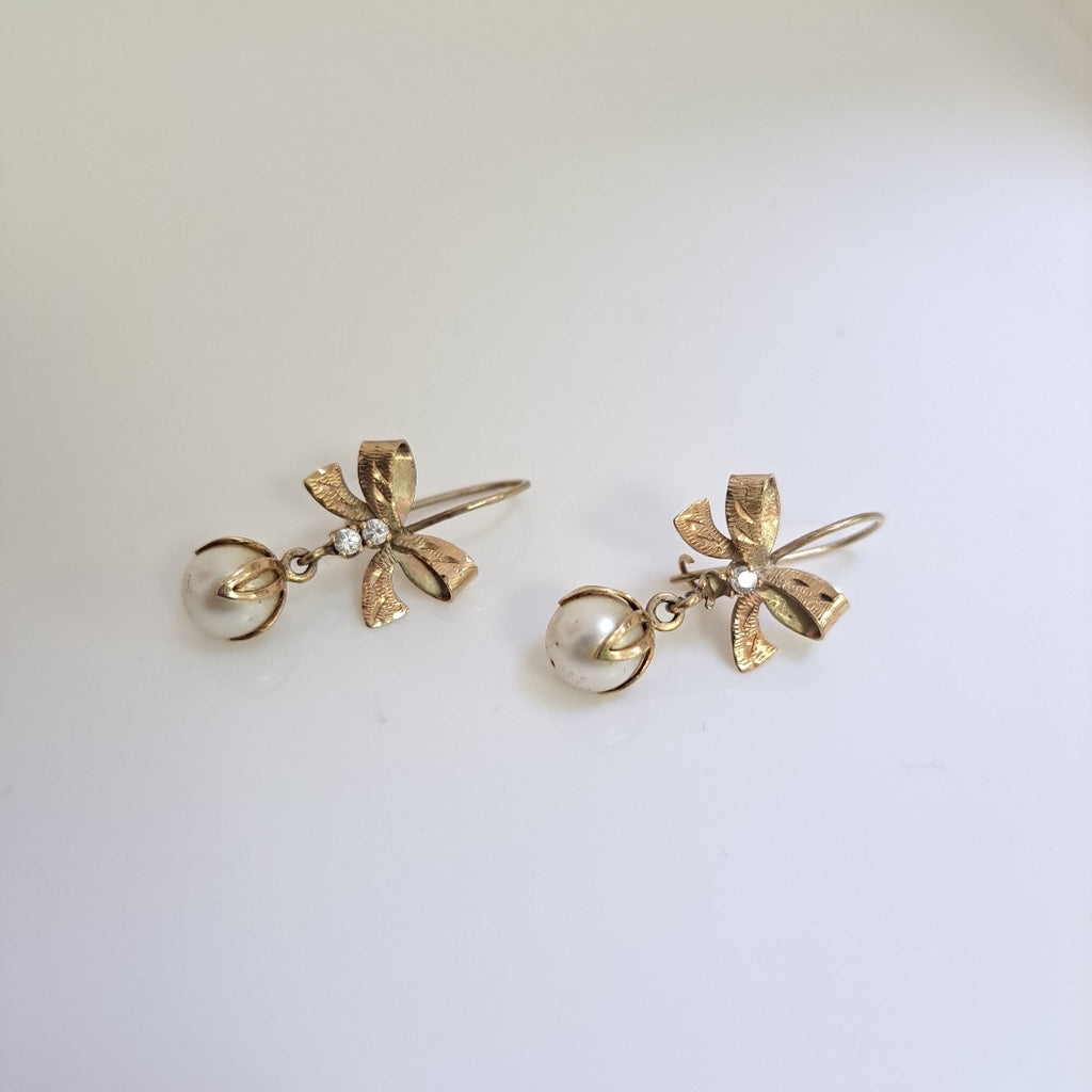 ARETES PAR ORO 8 K 4.3 GRMS (SEMINUEVO)