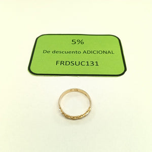 ANILLO ORO 14 K 1.9 GRMS (SEMINUEVO)