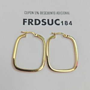 ARRACADAS PAR ORO 14 K 2.1 GRMS (SEMINUEVO)