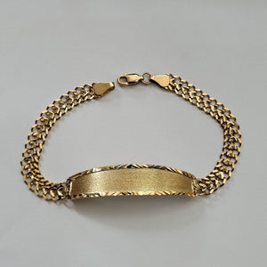 PULSERA ESCLAVA CHINO 14K 21 CM 9.8 GR (NUEVO)
