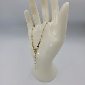 PULSERA ORO, ORO COMBINADO 10 K 2.2 GRMS (SEMINUEVO)