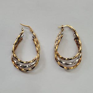 ARRACADAS PAR ORO 14 K 3,40 GRMS (SEMINUEVO)