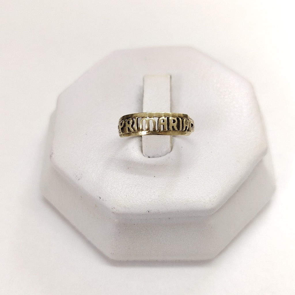 ANILLO DE GRADUACIÓN ORO 8 K 0.9 GRMS (SEMINUEVO)