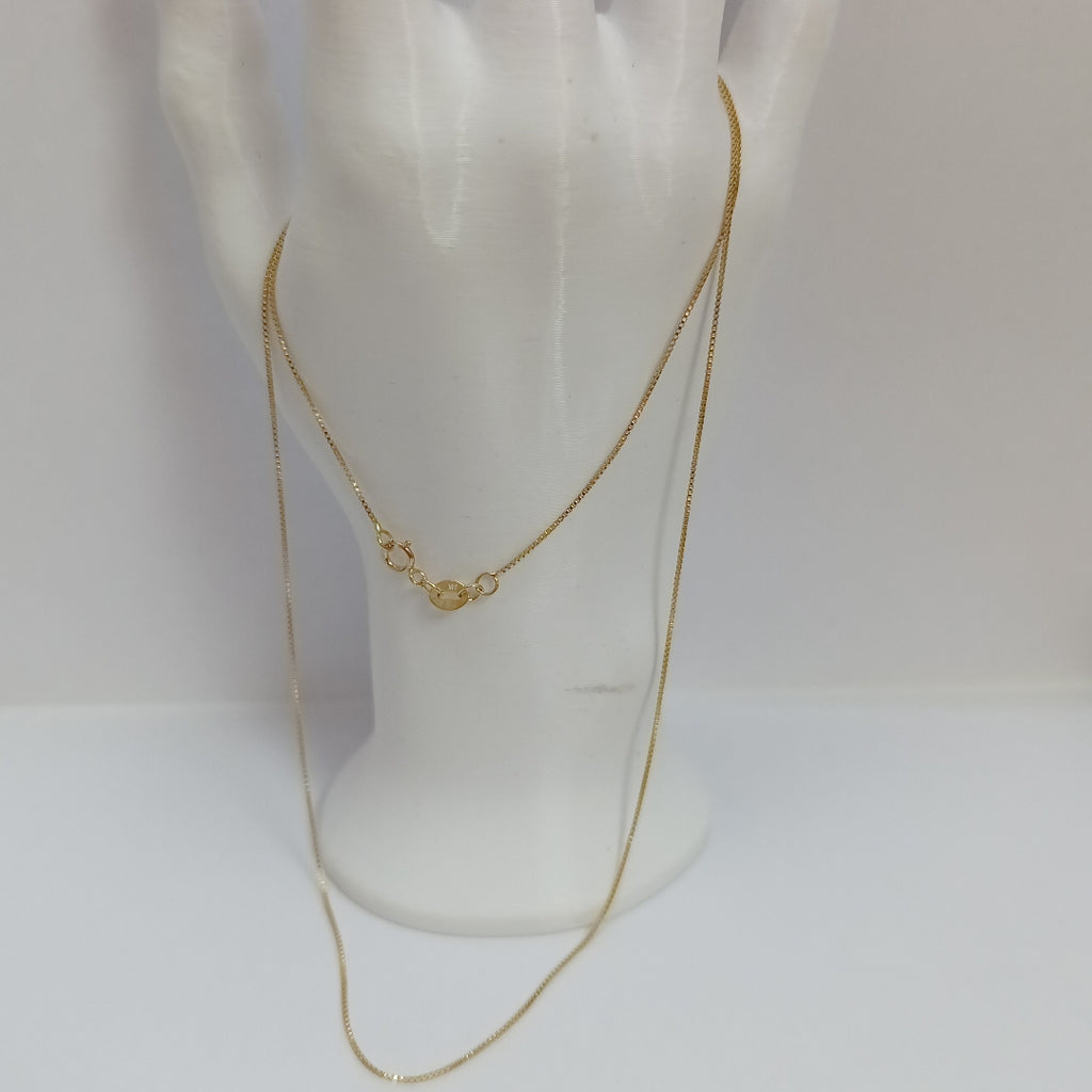 CADENA VENECIANO 14K 55 CM 1.7 GR (NUEVO)