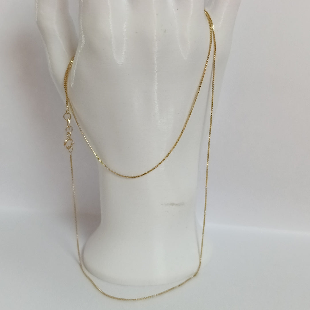 CADENA VENECIANO 14K 55 CM 1.7 GR (NUEVO)