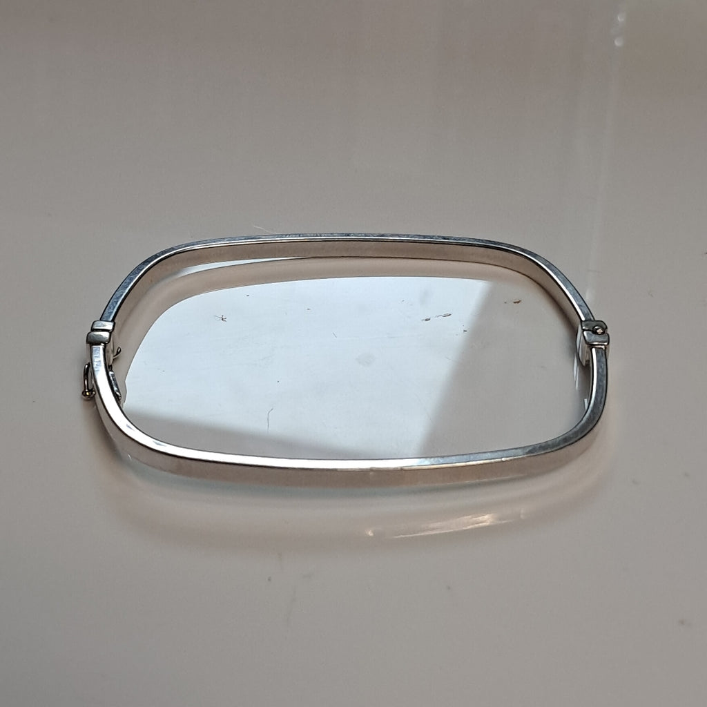 PULSERA RIGIDA ORO,ORO BLANCO 14 K 4,50 GRMS (SEMINUEVO)