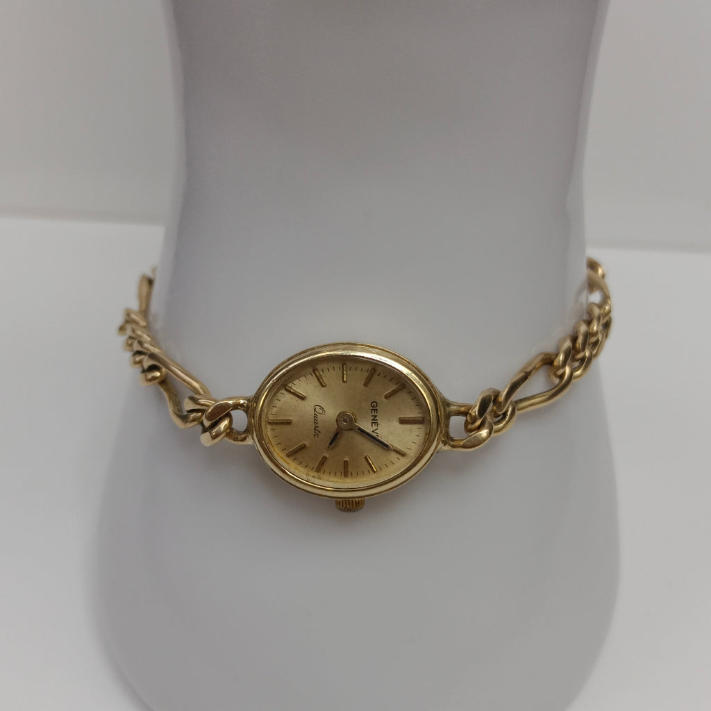 RELOJ CAJA Y PULSO ORO ORO 14 K 17 GRMS (SEMINUEVO)