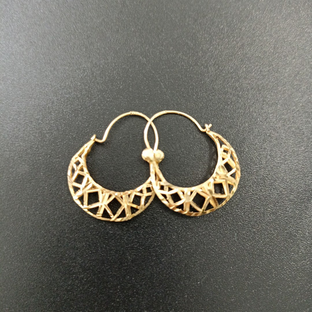 ARETES PAR ORO 10 K 2 GRMS (SEMINUEVO)