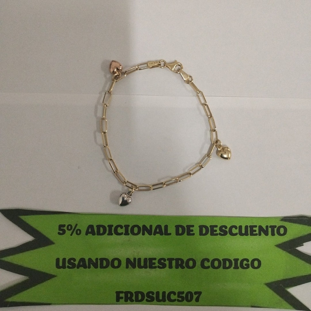 PULSERAS DAMA ORO 14K 4.3 (NUEVO)