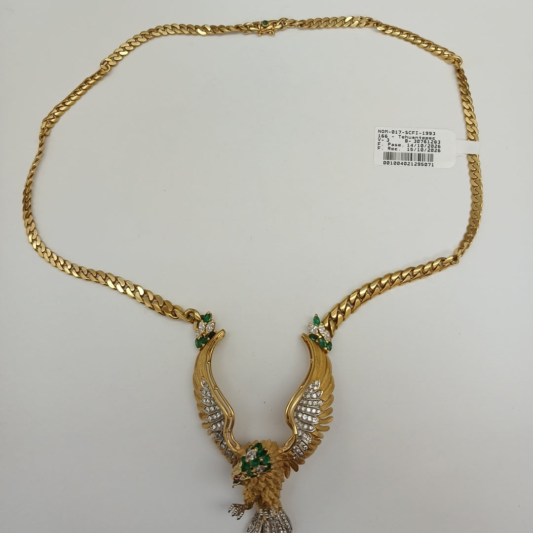 CADENA, DIJE ORO 18 K 74.3 GRMS (SEMINUEVO)