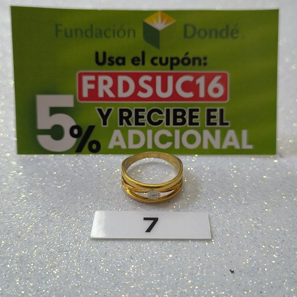 ANILLITO ORO 18 K 4.6 GRMS (SEMINUEVO)