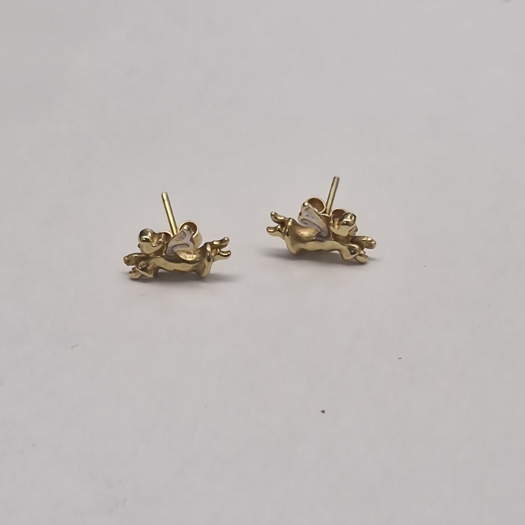 ARETES PAR ORO 14 K 1.9 GRMS (SEMINUEVO)