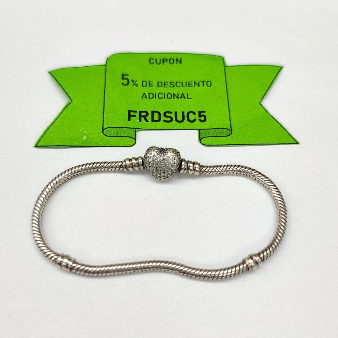 PULSERA PLATA 13,60 GRMS (SEMINUEVO)