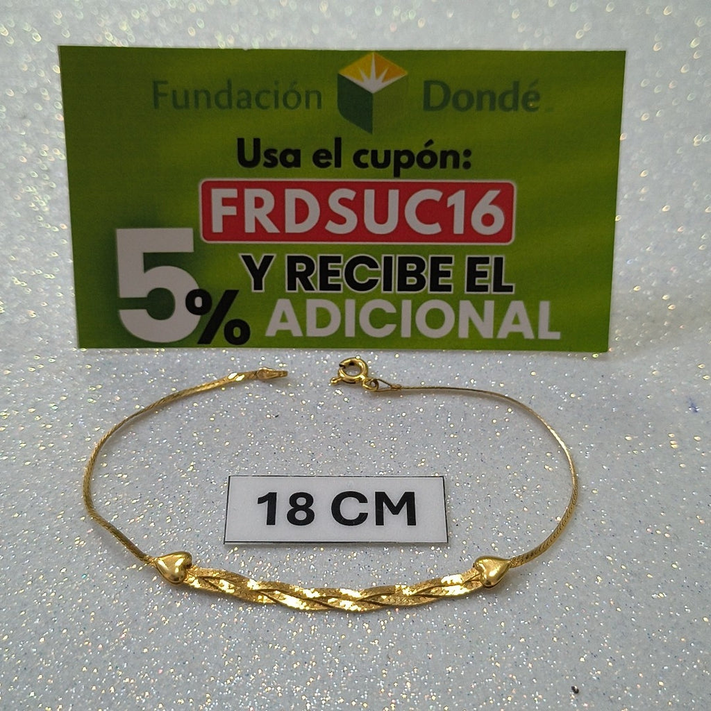 PULSERA ORO 14 K 1,30 GRMS (SEMINUEVO)