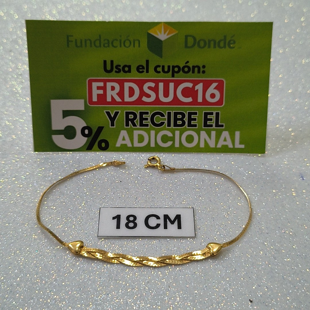 PULSERA ORO 14 K 1,30 GRMS (SEMINUEVO)
