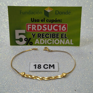 PULSERA ORO 14 K 1,30 GRMS (SEMINUEVO)
