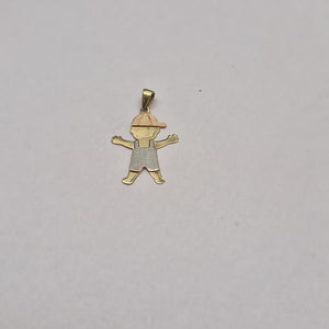 DIJE ORO, ORO COMBINADO 14 K 1 GRMS (SEMINUEVO)