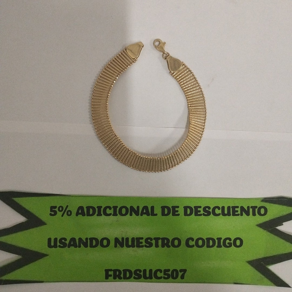PULSERAS DAMA ORO 14K 6.7 (NUEVO)