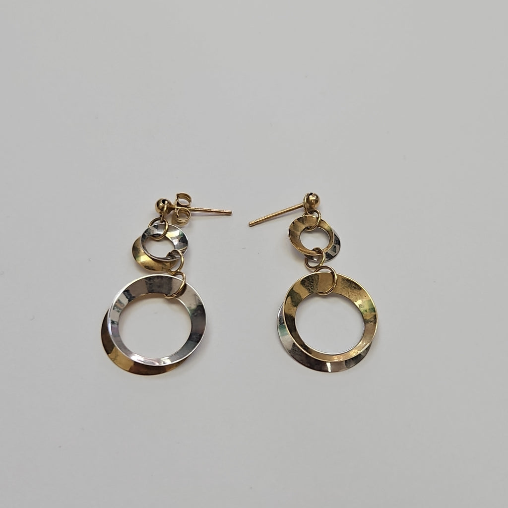 ARETES PAR ORO 14 K 2.3 GRMS (SEMINUEVO)