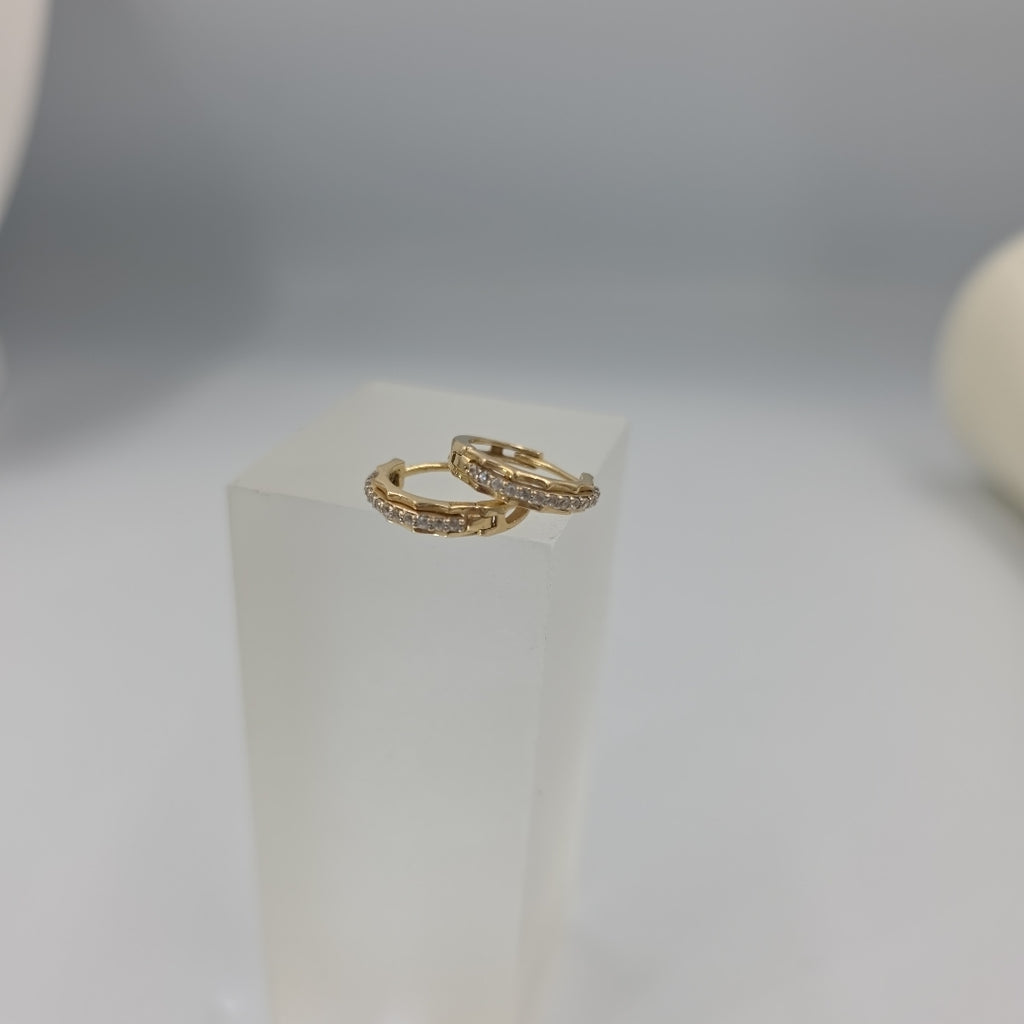 ARRACADAS PAR ORO 14 K 2,10 GRMS (SEMINUEVO)