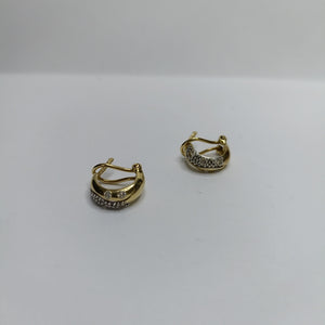 ARRACADAS PAR ORO 14 K 3,00 GRMS (SEMINUEVO)