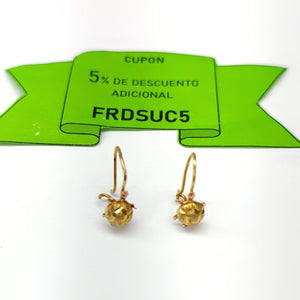 BROQUELES PAR ORO 14 K 1,00 GRMS (SEMINUEVO)
